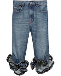Coperni - Mid-rise Cropped Jeans - Lyst