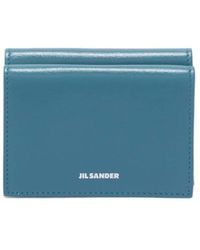 Jil Sander - Folded Mini Leather Wallet - Lyst