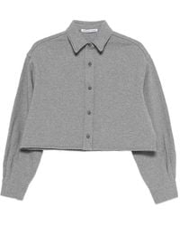Alexander Wang - Cropped Top Met Knopen - Lyst