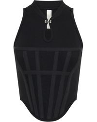 Dion Lee - Organic-cotton Corset Top - Lyst
