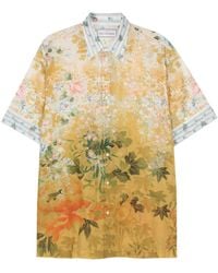 Pierre Louis Mascia - Floral-print Cotton Shirt - Lyst