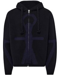 JW Anderson - Anchor Kapuzenjacke mit Logo - Lyst