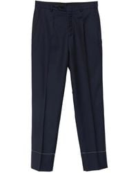 Brioni - Tigullio Pressed-Crease Tailored Trousers - Lyst