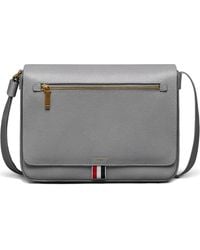 Thom Browne - Pebble Grain Reporter Bag - Lyst