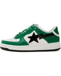A Bathing Ape - Bape Sta 3 レザースニーカー - Lyst