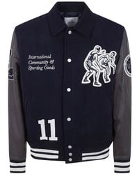 Les Deux - Basket Varsity Jacket - Lyst