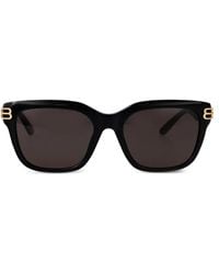 Balenciaga - Bb-Logo Square-Frame Sunglasses - Lyst