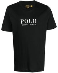 Polo Ralph Lauren - Logo-Print Cotton T-Shirt - Lyst