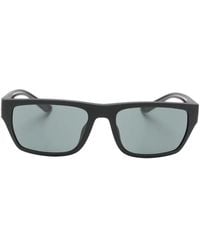 Emporio Armani - Rectangle Frame Sunglasses - Lyst