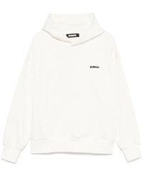 Barrow - Logo-Print Hoodie - Lyst