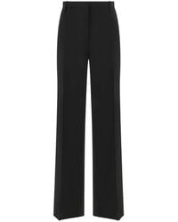 Fendi - Pressed-Crease Tailored Trousers - Lyst