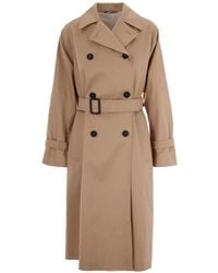 Weekend by Maxmara - Wksninfa Double-Breasted Trench - Lyst