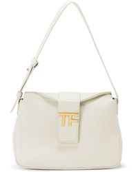 Tom Ford - Tf Logo-plaque Leather Bag - Lyst