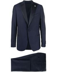 Lardini - Wool Single-Breasted Suit - Lyst