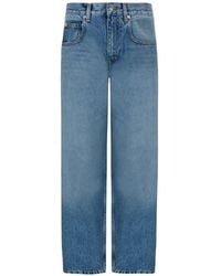 Isabel Marant - Jean Droit Oriane À Patch Logo - Lyst