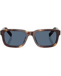 Prada - Tortoise-Shell Rectangle-Frame Sunglasses - Lyst
