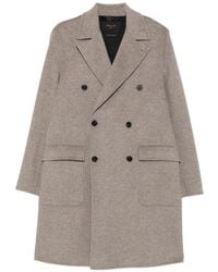 Paltò - Double-Breasted Wool Coat - Lyst