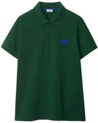 Burberry - Polo en coton à logo brodé - Lyst