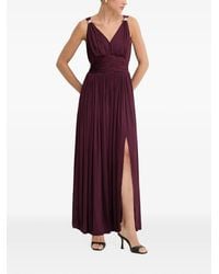 Morgan - Pleated Maxi Dress - Lyst