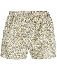 Sunspel - Floral-print Boxer Shorts - Lyst