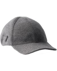 Prada - Cashmere Baseball Cap - Lyst