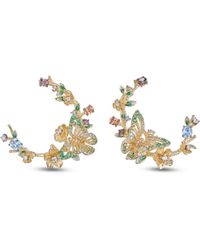 Anabela Chan - Orecchini Orchard Garland in oro giallo 18kt con gemme - Lyst