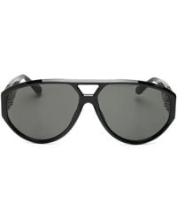 Linda Farrow - Occhiali Da Sole Portia Con Montatura Geometrica - Lyst