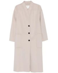 MEIMEIJ - Manteau En Laine À Boutonnière - Lyst