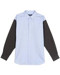 Comme des Garçons - Contrast-Sleeve Panelled Shirt - Lyst