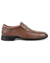 Clarks - Escalade Step Leather Loafers - Lyst