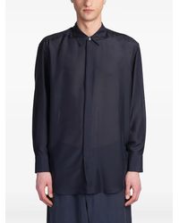 Emporio Armani - Camisa de manga larga - Lyst