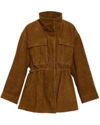 Rohe - Suede Drawstring Jacket - Lyst