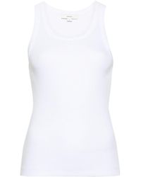 Vince - Scoop-neck Ribbed Tank Top - Lyst