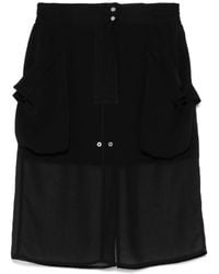 Pinko - Lightweight Skirt With Functional Pockets - Lyst
