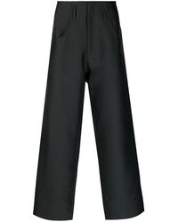 Bluemarble - Pleated High-waisted Flared Trousers - Lyst