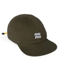 Miu Miu - Baseballkappe Im Jeans-Look - Lyst