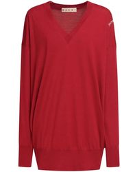 Marni - Maglione Con Scollo A V - Lyst