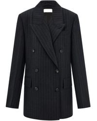 Ferragamo - Blazer a rayas diplomáticas - Lyst