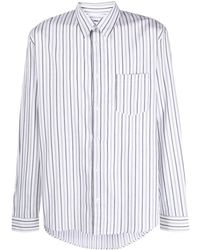 A.P.C. - Stripe-print Long-sleeve Shirt - Lyst