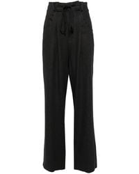 Goen.J - High-Waisted Straight-Leg Trousers - Lyst