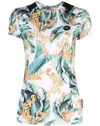 Philipp Plein - Chest Logo-Patch Detail T-Shirt - Lyst