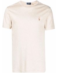 Polo Ralph Lauren - Polo Pony Logo Embroidered T-Shirt - Lyst