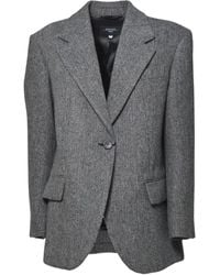 Weekend by Maxmara - Blazer Met Visgraatpatroon - Lyst