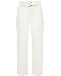 JW Anderson - Pantalon ample en coton à poches cargo - Lyst