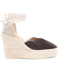 Manebí - Espadrilles Hamptons Con Zeppa 110Mm - Lyst