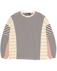 Bimba Y Lola - Striped T-Shirt - Lyst