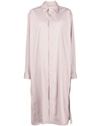 Lemaire - Neutral Striped Shirt Dress - Lyst