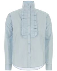 GIMAGUAS - Chris Ruffled-Panel Shirt - Lyst