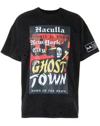 Haculla Ghost Town Print - Black