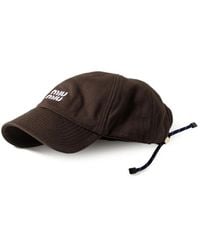 Miu Miu - Denim Baseball Cap - Lyst
